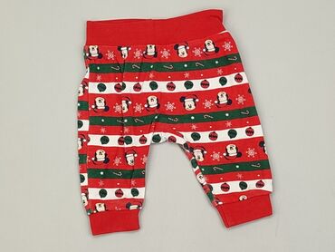 czerwone spodenki dla chłopca: Sweatpants, Disney, 0-3 months, condition - Good