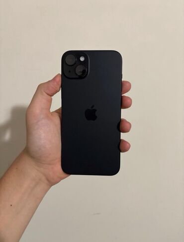 обменяю на айфон: IPhone 15 Plus, Колдонулган, 128 ГБ, Black Titanium, 89 %