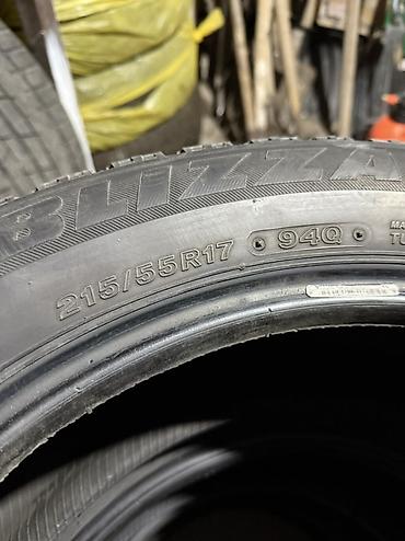 Шины: Комплект зимних шин Bridgestone Blizzak - Размер: 215/55 R17 - Индекс — 3