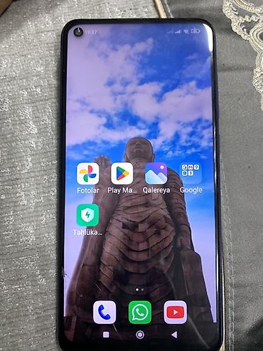 iphone 11 telefon: Xiaomi Mi 9, 64 GB, rəng - Göy, 
 Barmaq izi — 3