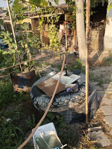 участок бишкек сатылат: Участок земли с разнообразной растительностью, включая деревья