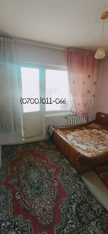 квартира чуй в Кыргызстан | Долгосрочная аренда квартир: 2 комнаты, 48 м², 105 серия, 5 этаж, Старый ремонт, Центральное отопление