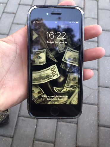 iphone se 2 azerbaycan: IPhone 7, 32 ГБ, Черный, Отпечаток пальца