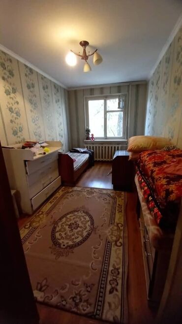 квартира совмин боконбаева: 2 комнаты, 43 м², 104 серия, 3 этаж, Старый ремонт