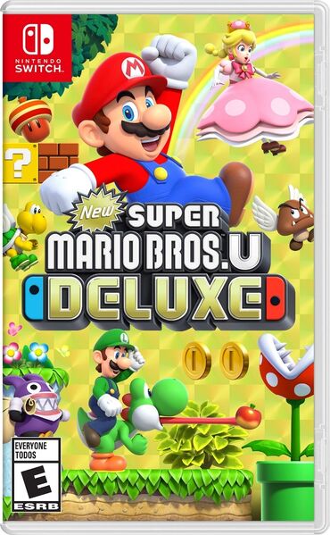 Oyun diskləri və kartricləri: Nintendo switch super Mario bros. U deluxe
