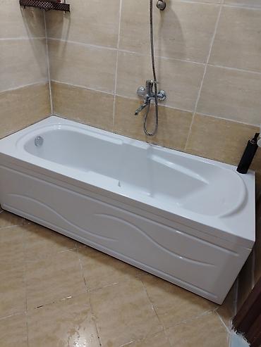 hamam kalonka: Akril vanna – kompakt model - Material: yüksək keyfiyyətli akril — 1