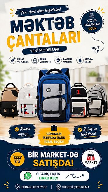 Məktəb çantaları – yeni modellər