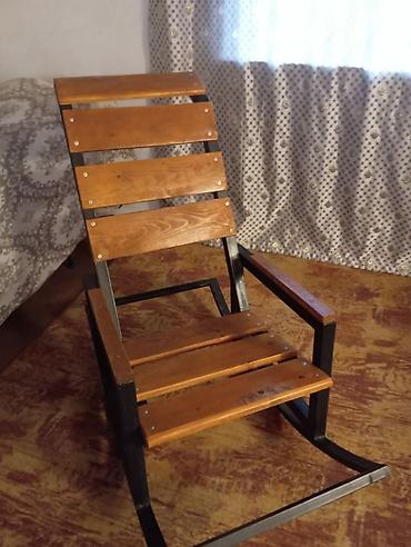 Кресла-качалки: Кресла-качалка, Б/у, Самовывоз, цвет - Коричневый — 9