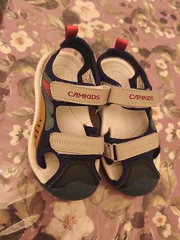 Детская обувь: Uşaq sandalısı – CAMKIDS • Model: açıq burunlu, iki ədəd üst Velcro — 1