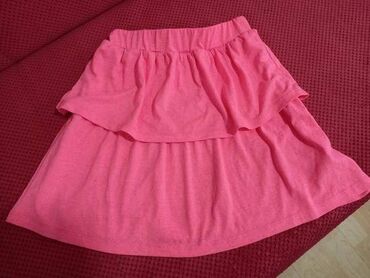 lanene suknje: Midi, color - Pink
