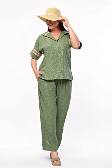 Kompleti: ***Hit kompleti za punije dame cena 3600 Pamuk viskoza elastin Siri — 16