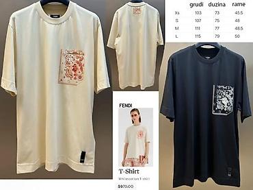 Majice: Men's T-shirt Fendi, bоја - Crna — 16