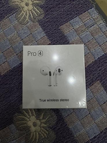 Qulaqcıqlar: Pro 4 True Wireless Stereo qulaqlıq A clas AirPods elimde 4 eded var — 1