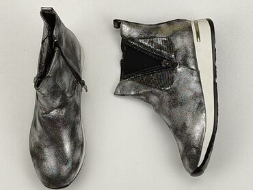 buty sandały srebrne: Snow boots, 35, condition - Perfect