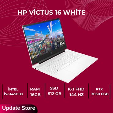 asus notebook qiymeti: Yeni HP Victus, 16 ", Intel Core i5, 512 GB, Ünvandan götürmə, Pulsuz çatdırılma, Rayonlara çatdırılma