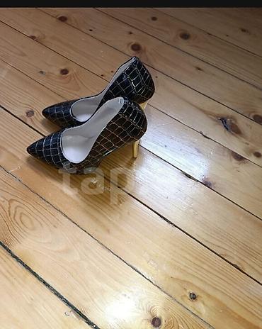 setkali ayaqqabi: Ölçü: 38.5, rəng - Qara, Yeni — 1