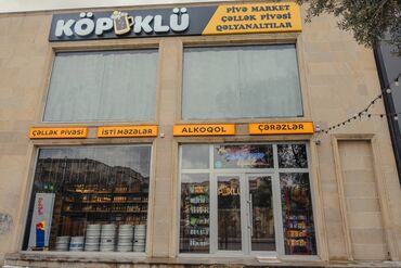 Kommersiya daşınmaz əmlakının satışı: Gəlirli Hazır Biznes Satılır – “Köpüklü” Pivə Market + Pub Xırdalanın — 1