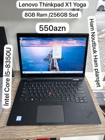 Lenovo: İşlənmiş Lenovo ThinkPad, 14 ", Intel Core i5, 256 GB, Ünvandan götürmə, Pulsuz çatdırılma, Rayonlara çatdırılma