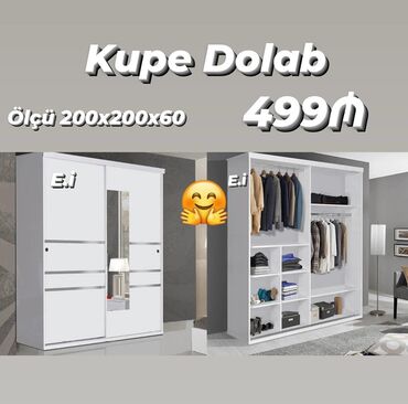 Dolablar: Dolab yeni qarderob paltar dolabı güzgülü