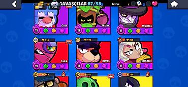 Digər kolleksiyalar: Brawl Stars hesabı – yüksək inkişaf etmiş kolleksiya - Ümumi — 3