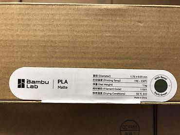 3D Qələmlər: Bambu Lab PLA filamentləri – 3D çap üçün Variantlar: - PLA Basic – — 4