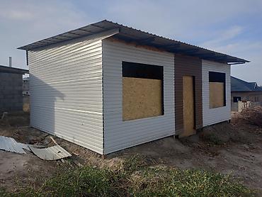 Оңдоп-түзөө жана курулуш: Ош Ош Ош / Дом каркасного типа с облицовкой сайдингом не законченный — 1