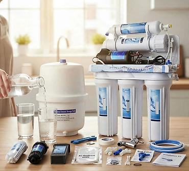 садовый фильтр: Система очистки воды «Reverse Osmosis System» для дома - — 10