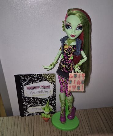 uşaq kuklası: Venus Mcflytrap g1 Monster High kukla. Венера Макфлайтрап g1 кукла