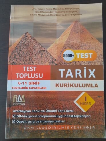 tarix repetitor: Tarix test toplusu 
RM nəşriyyatı-Anar İsayev
Heç işlənməyib