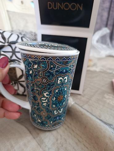 mis samovar satilir: Fincanlar, rəng - Yaşıl, 1 əd, 400 ml — 5