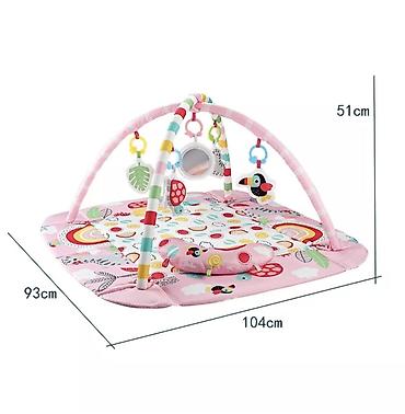 Детские ковры и коврики: Детский коврик Б/у, Развивающий, 100 * 100 — 10