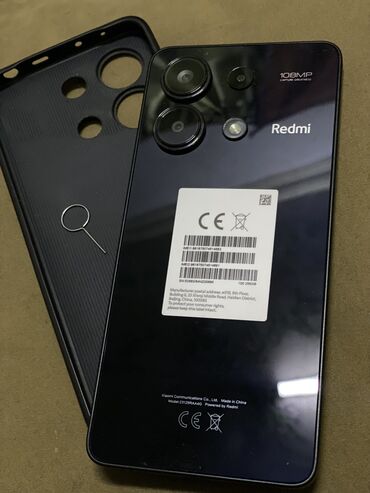 редми 13 c: Redmi, Redmi Note 13, 256 ГБ, түсү - Кара, 2 SIM