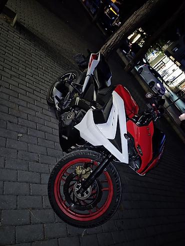 əyləc bəndləri: Motosiklet – RS 200 sport - Korpus rəngi: qırmızı-ağ-qara — 6