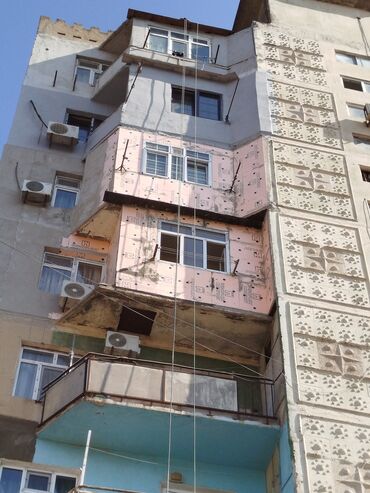 Digər tikinti xidmətləri: Alpinist üsulla əl çatmaz yerlərdə və istənilən hündürlükdə fasad — 13