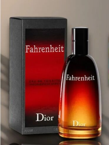 kişi geymleri: Dior Fahrenheit 100ml original qaliciliqi 1gun Əsl status ətridi