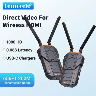 спортивный сумка: Lemorele 200M Беспроводной HDMI Extender HD 1080P Приемник