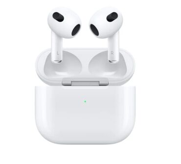 Усилители: Б/у Беспроводные (Bluetooth) Наушники, Apple, цвет - Белый