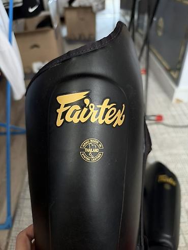 фингер борд: Наколенники-щиты для голени и стопы Fairtex (тайское производство — 2