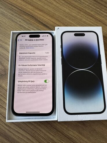 Apple iPhone: IPhone 14 Pro, 128 GB, Qara, Face ID