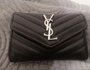 kozne letnje cizme: Women's wallet, YSL, Material: Leather