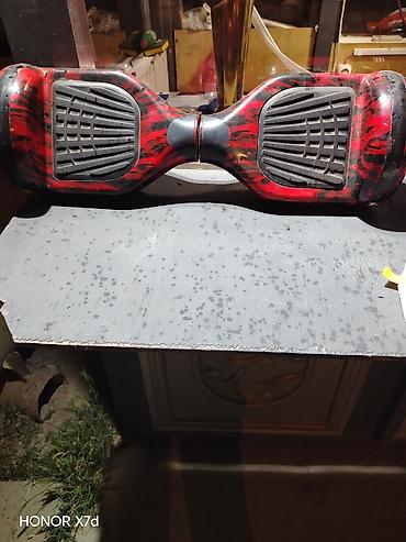 tar ucun mikrafon: Hoverboard / giroskuter – alov qırmızı-qara rəngli korpus. - 6.5" — 1