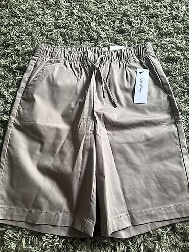 Мужские шорты, S, Calvin Klein, Новый, цвет - Бежевый, Самовывоз, Платная доставка