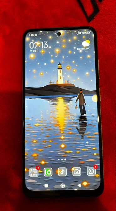 telfon qabi: Redmi Note 12S, 256 GB, rəng - Yaşıl, Barmaq izi, Face ID
