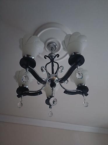 lüstr: Çılçıraq, 5 lampa, Metal — 1