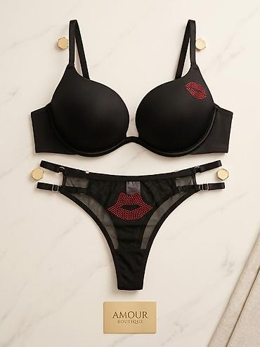 geyim dəsti: Qadın iç geyim dəsti – Amour Boutique - Tərkib: yumşaq və elastik — 1