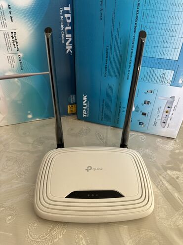 2 antenli modem: TP-LINK TL-WR841N 300 mbps təmizdir