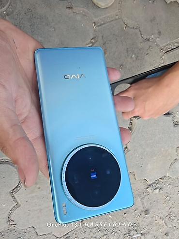 note 7: Vivo X100, Б/у, 256 ГБ, цвет - Синий, 1 SIM — 1