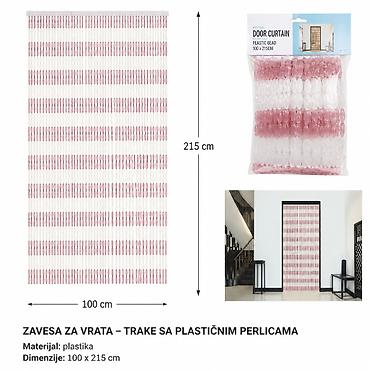KMT Plastična zavesa od perli – 50 traka Opis: - Dekorativna zavesa na lalafo.rs KMT Plastična zavesa od perli – 50 traka Opis: - Dekorativna zavesa