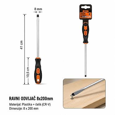 KMT Odvijač sa ručkom za masažu 2308951 Ravni odvijač sa ergonomskom