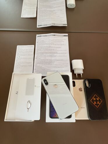 iphone xs наушники: IPhone Xs, Б/у, 64 ГБ, Белый, Зарядное устройство, Защитное стекло, Чехол, 79 %